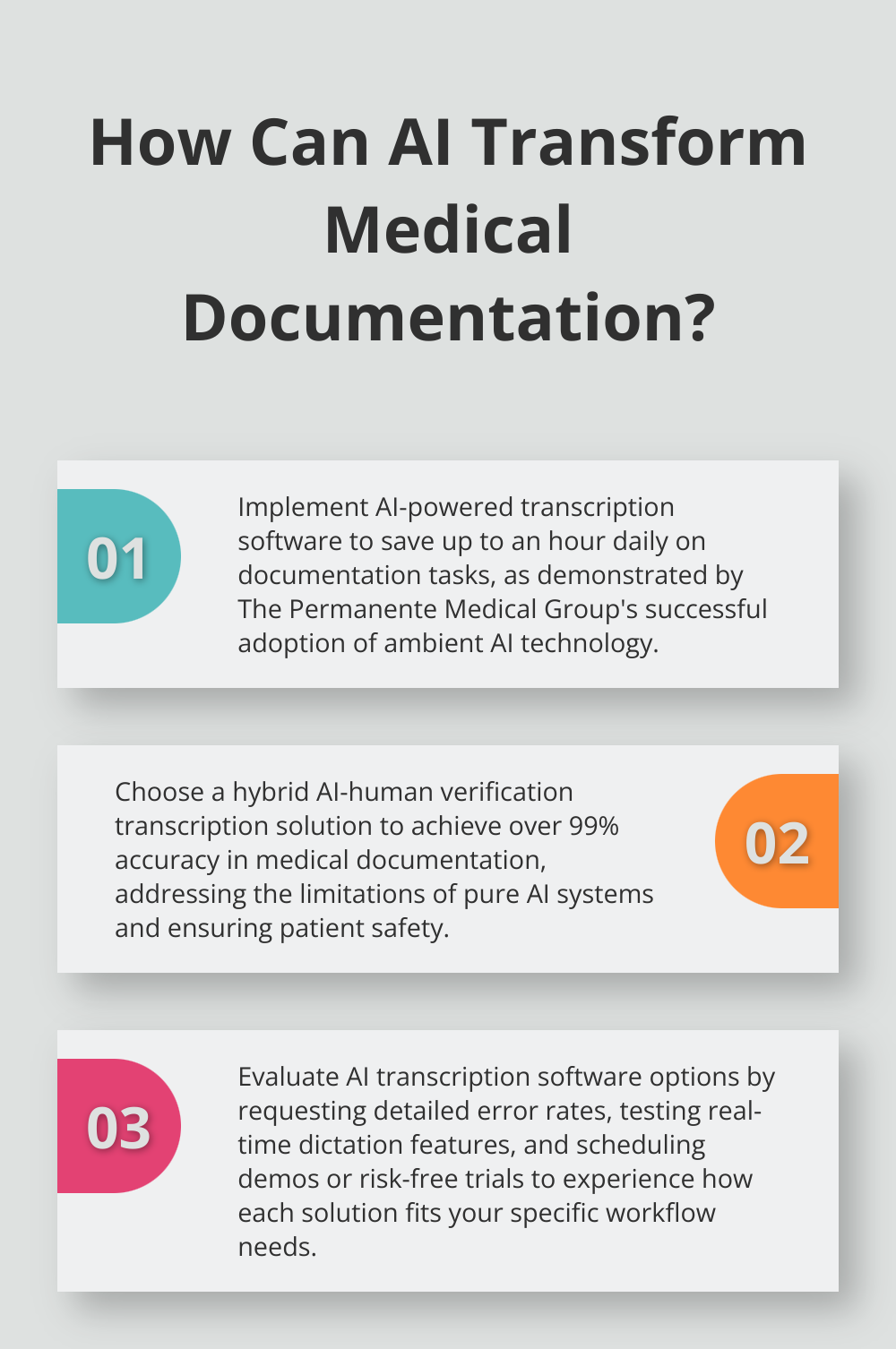 Infographic: How Can AI Transform Medical Documentation? - ai medical transcription software