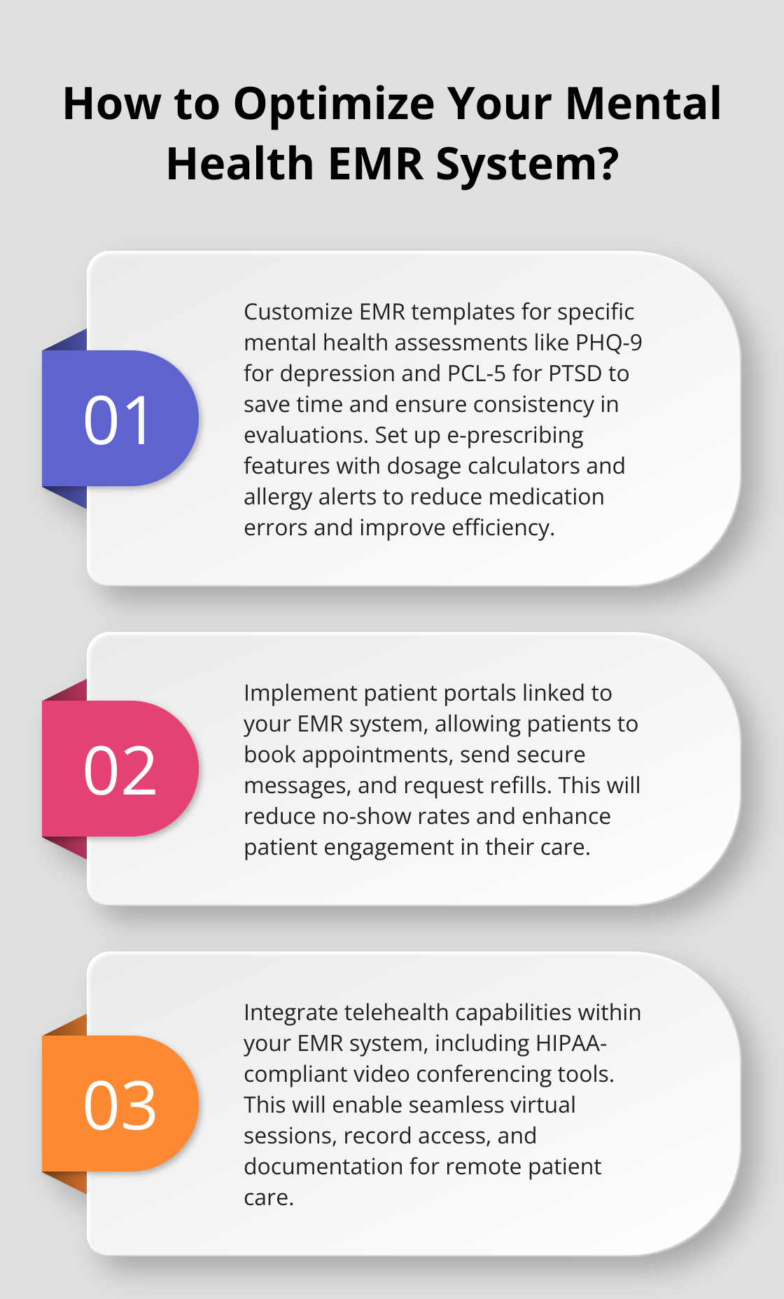 Infographic: How to Optimize Your Mental Health EMR System?