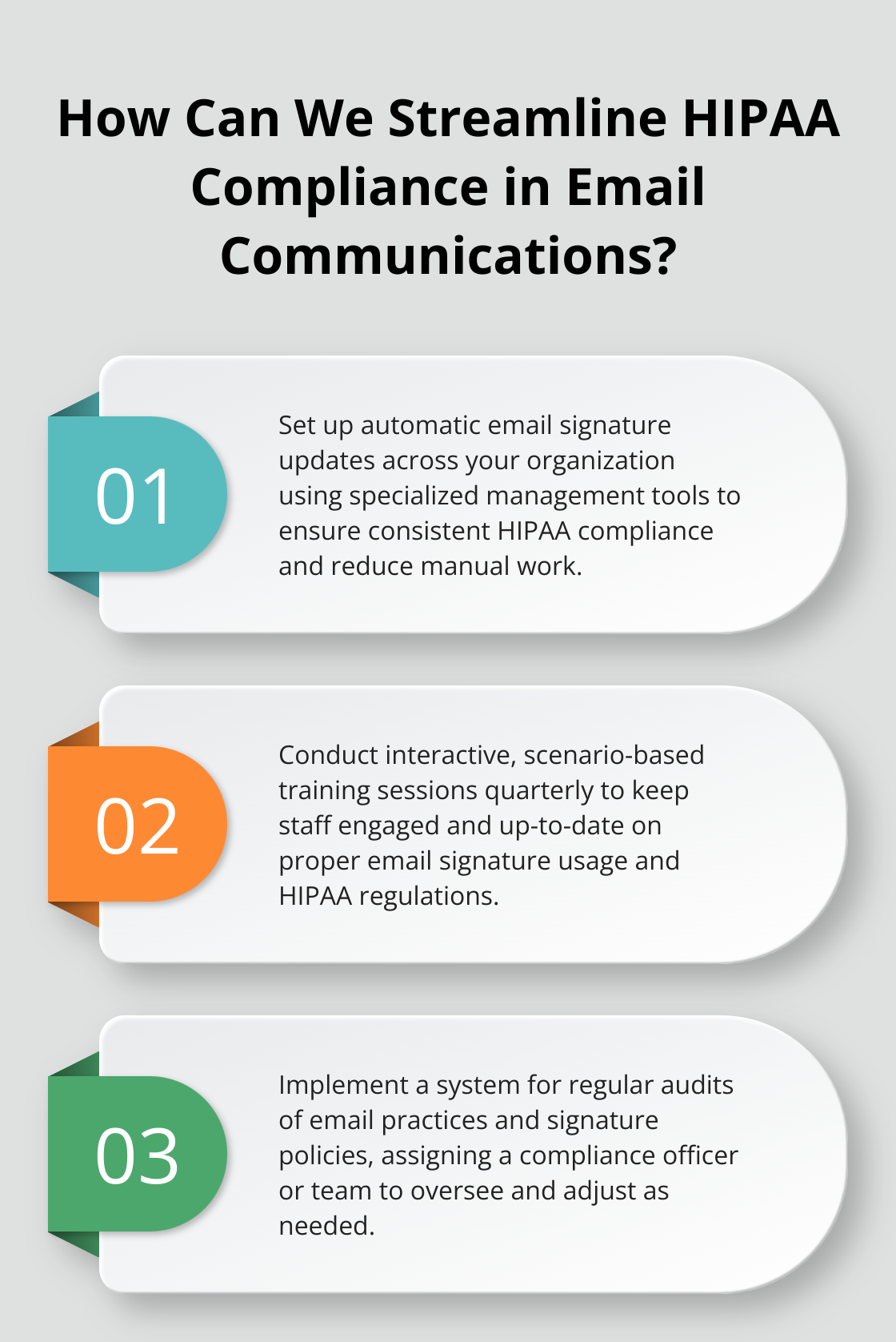 Infographic: How Can We Streamline HIPAA Compliance in Email Communications? - hipaa compliance email signature