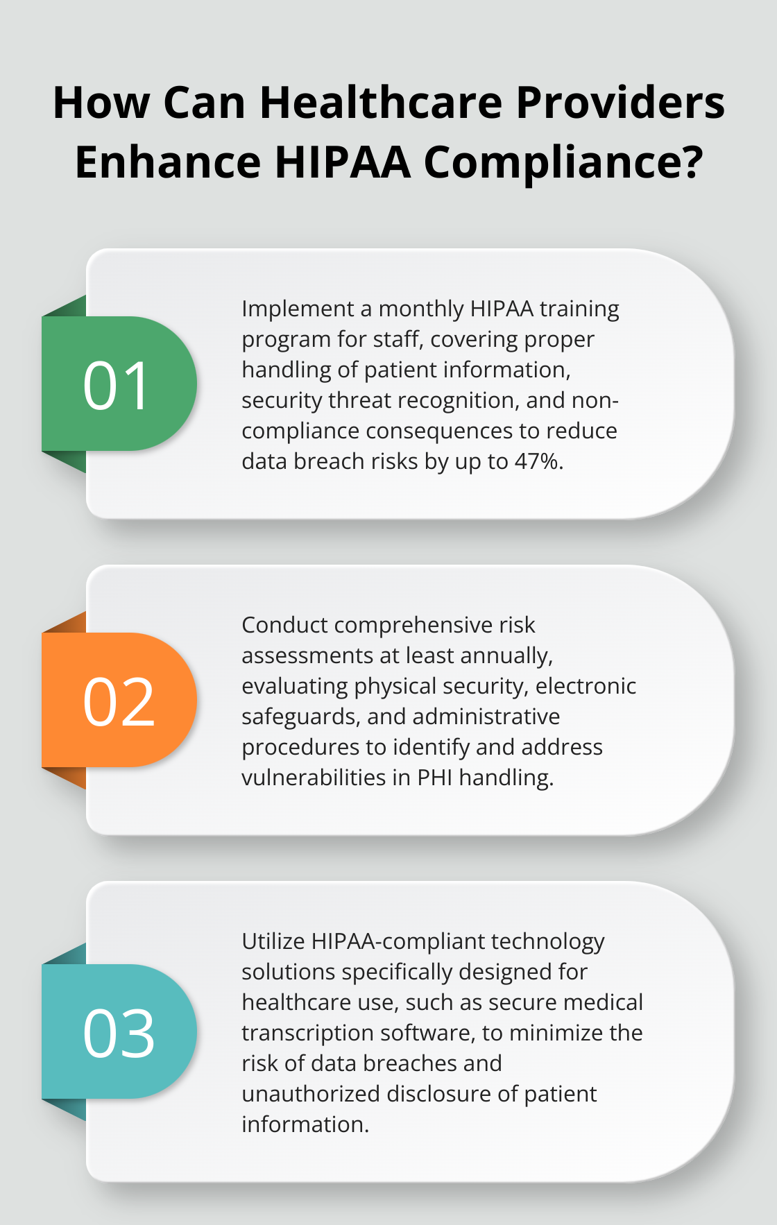 Infographic: How Can Healthcare Providers Enhance HIPAA Compliance?