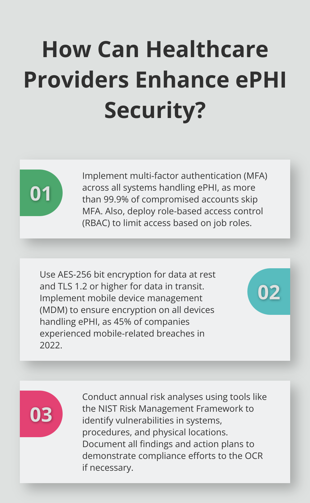 Infographic: How Can Healthcare Providers Enhance ePHI Security? - hipaa compliance for it professionals