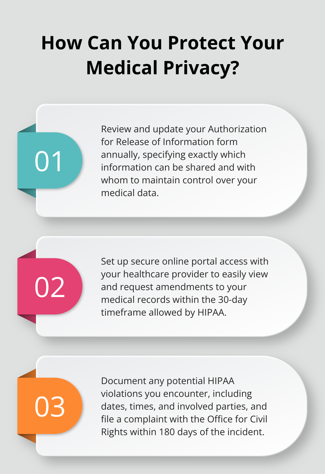 Infographic: How Can You Protect Your Medical Privacy? - hipaa compliance form for patients