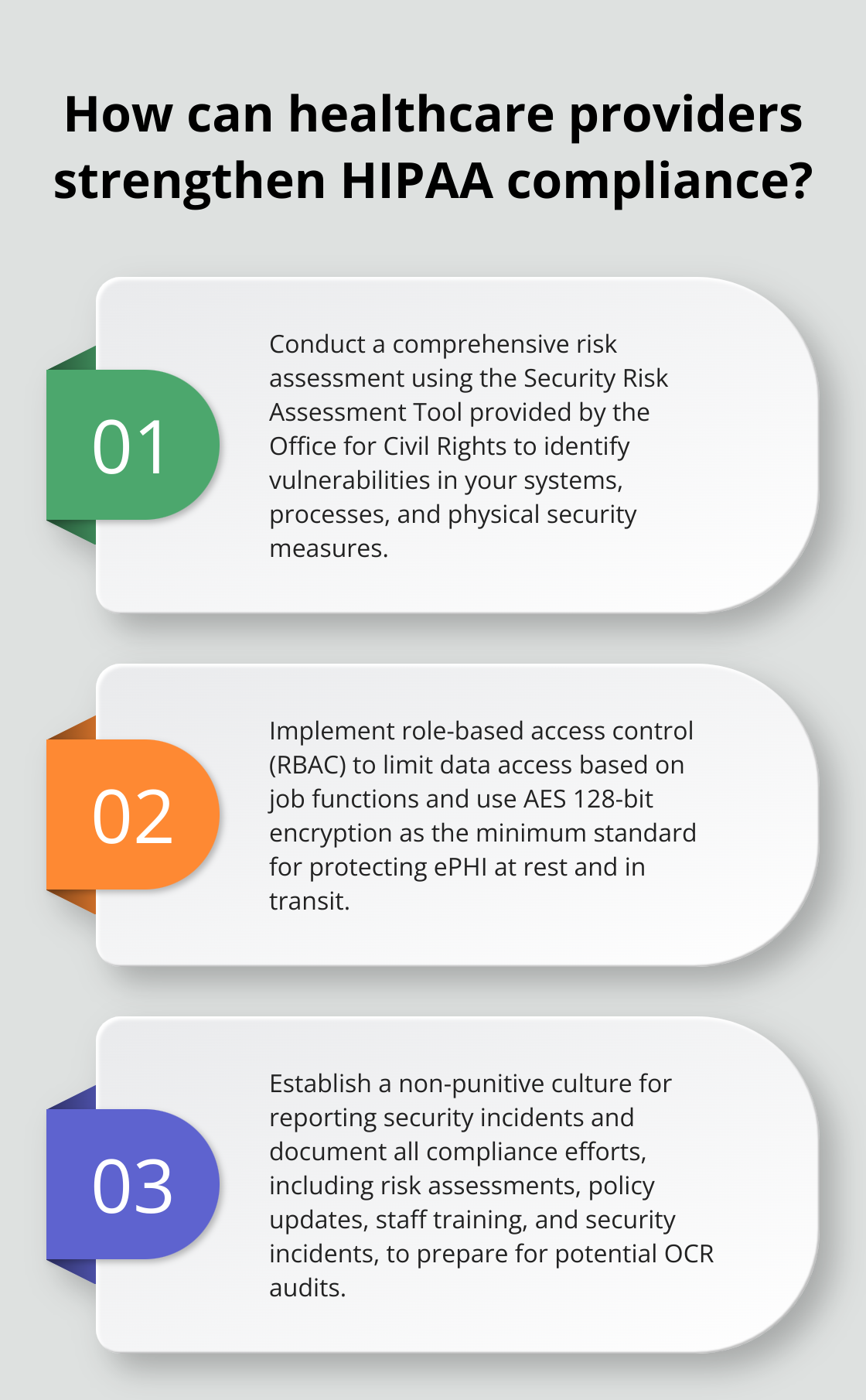 Infographic: How can healthcare providers strengthen HIPAA compliance? - hipaa compliance policy template