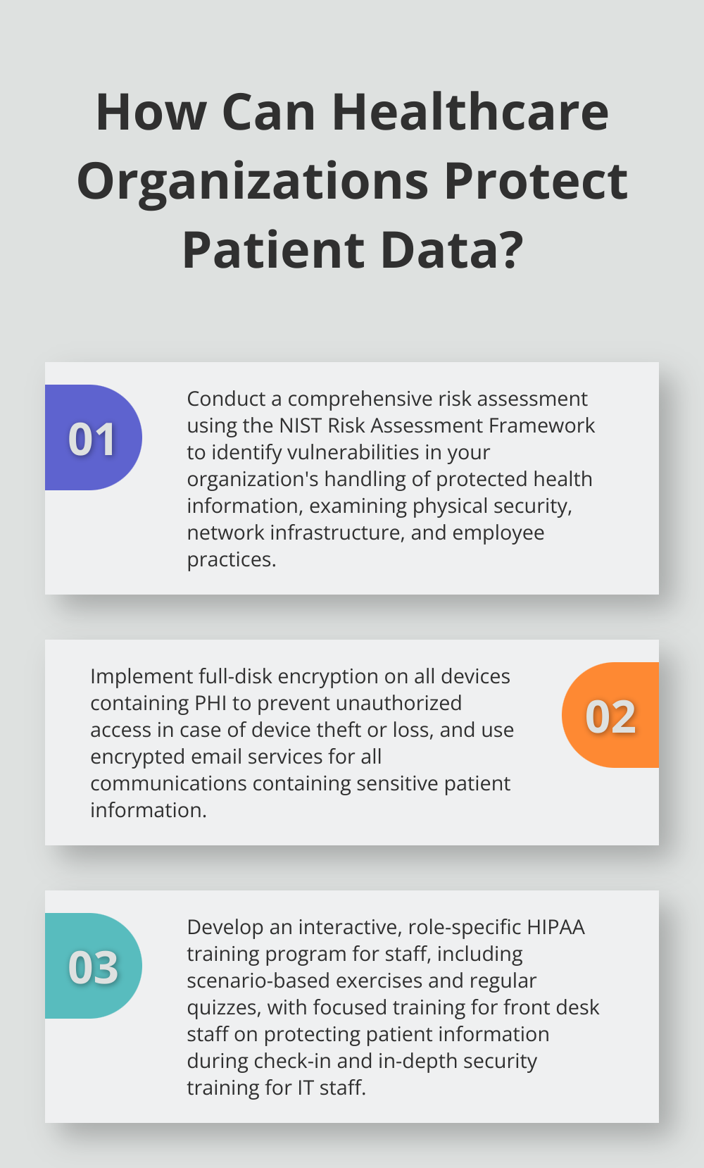 Infographic: How Can Healthcare Organizations Protect Patient Data?